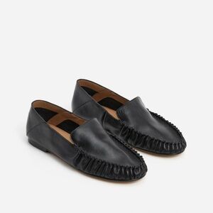 Flattered Bon Bon Loafer Black Leather Size 38
